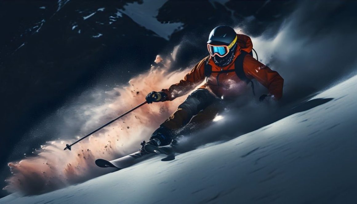 ai generated ski winter skiing man 8761074