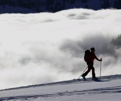 mountains ski silhouette snow 6964409